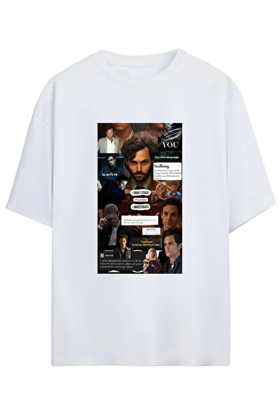 SVART WEAR TV SERIJA YOU JOE GOLDBERG UNISEKS PAMUKS T-SHIRT