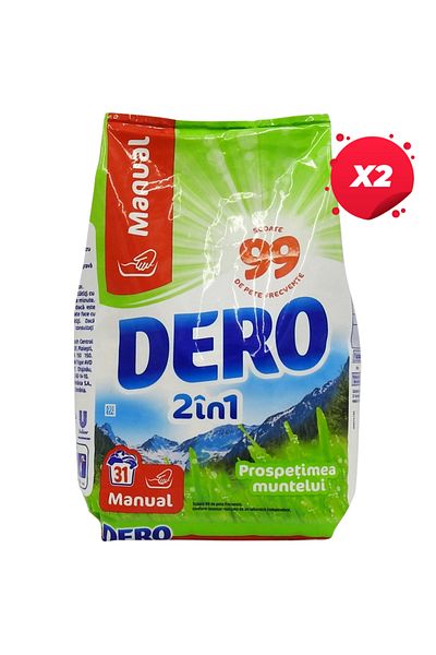 Dero X2 - DERO MANUAL 1.4KG 2IN1 MOUNTAIN FRESHNESS 31 WASHES