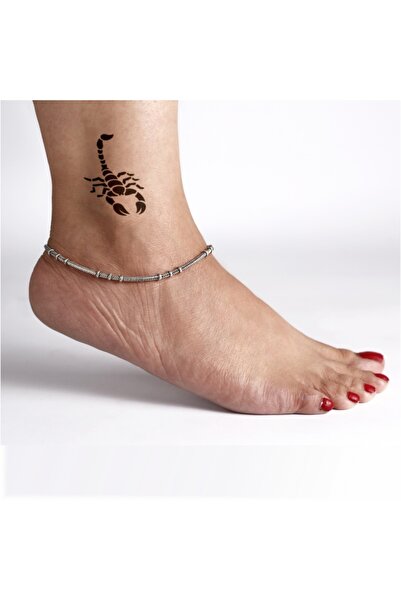 ONE SPRAY TATTOO Geometrik Akrep Dövme Şablonu (SPREYSİZ)