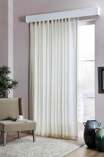 Setekshome Parasolar din satin alb - Ecru