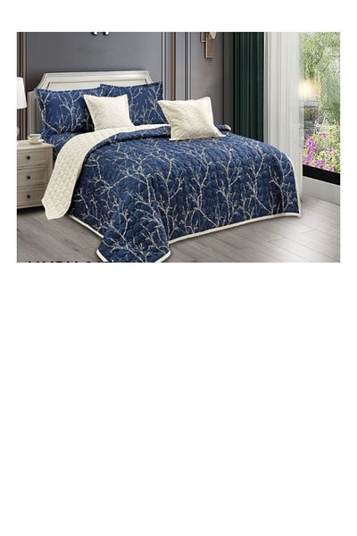 Moon Lightweight, excellent and practical double-sized printed printed bedspread, king size 230 x 250 cm