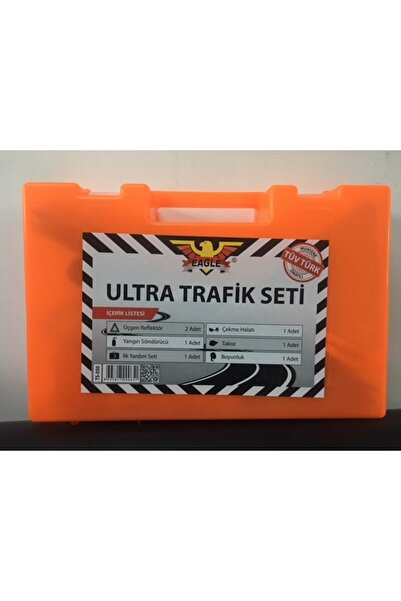 AÇIK OTOMOTİV Trafik Seti Tüv Türk  Muayene Onaylı Yangın Söndürücülü