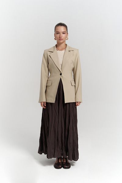 MAİ COLLECTİON Lecco Slim Fit Blazer in Olivgrün