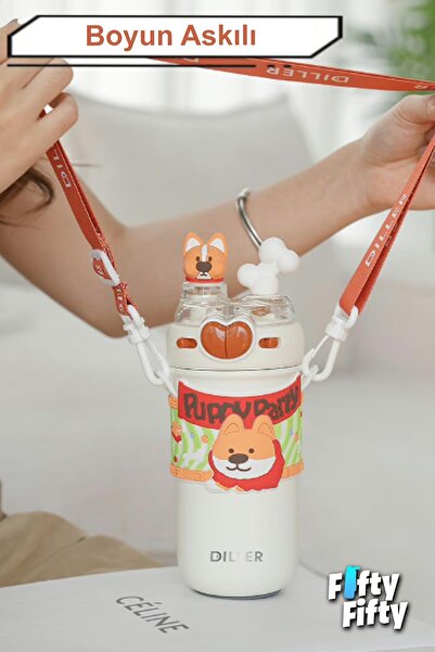 Vagonlife 520 ml Diller Thermos Single Lid Double Use男孩