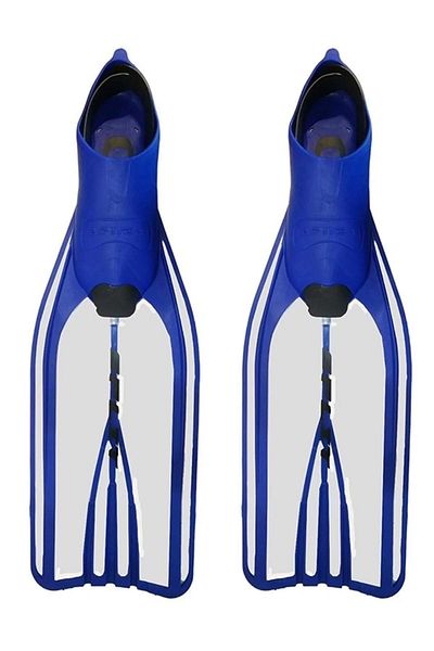 Apnea Split Diving Flippers Transparent Blue-Pr 02020155 Min