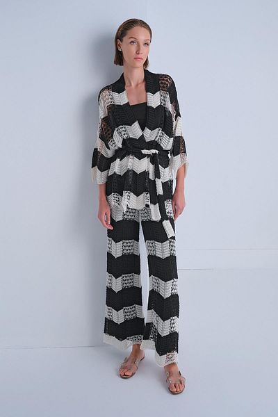 JOIN US Openwork Lined Multi Pants