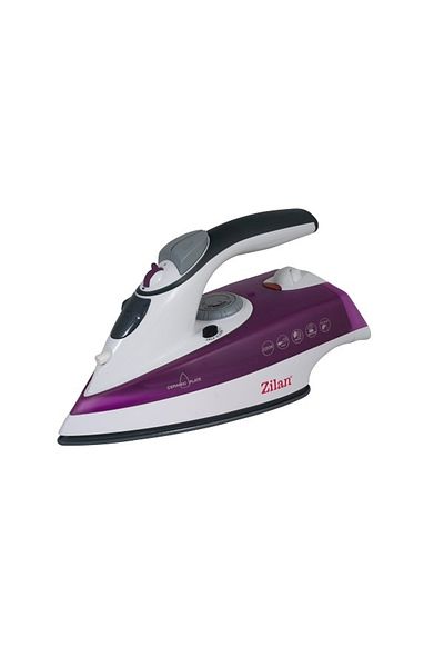Zilan Fier de calcat talpa ceramica ZILAN ZLN8083, 2200W, calcare cu aburi si uscata, autocuratare,Mov