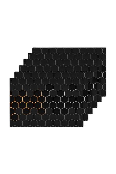 Evdek Geometric 6-Piece Placemat DS20 35x50 Cm
