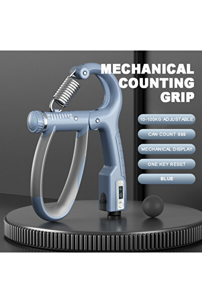 Choice جهاز تقوية قبضة اليد الميكانيكية الأزرق 5-60 كجم، جهاز تمرين اليد بنابض من الفولاذ المقاوم للصدأ