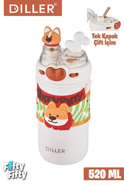 Vagonlife 520 ml Diller Thermos Single Lid Double Use男孩