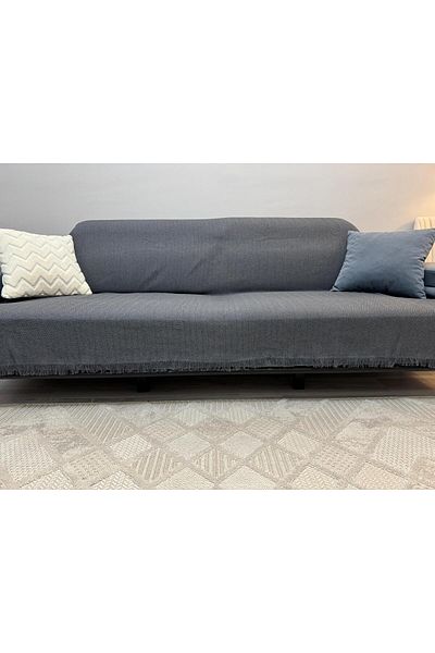 ŞENER HOME Modern Pike & Sofa Cover - Smoked