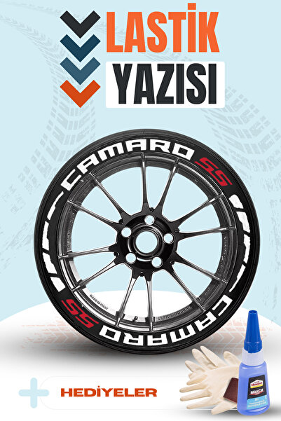 Kingstar ملصق حروف إطارات الدراجات النارية والسيارات مخطط باللون الأبيض 16 قطعة