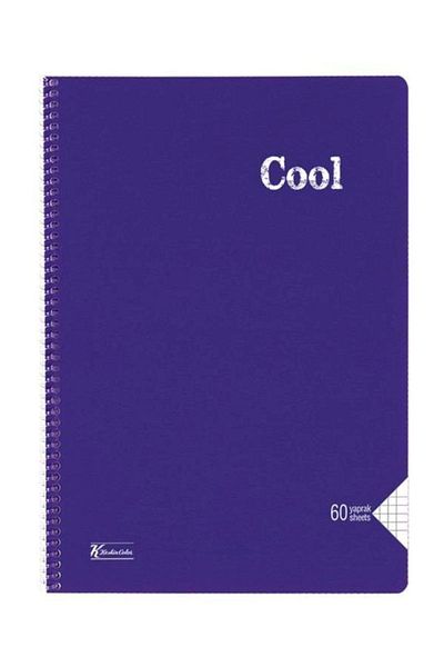KESKİN COLOR Cool A4 60 de coli cu copertă PP cu spirale ( 321601 -99)