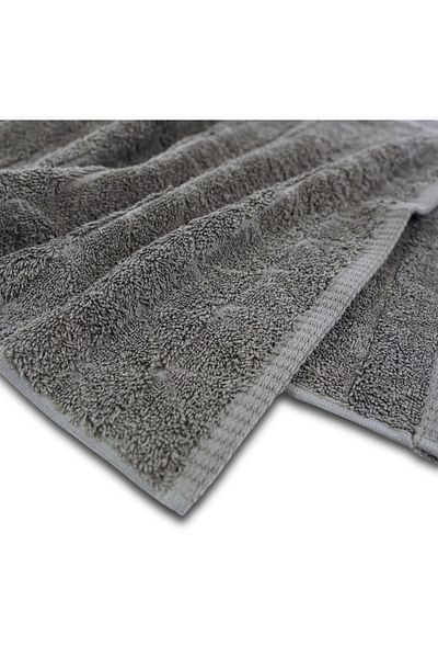 Class Home Collection Set of 2 highly absorbent towels, 100% Jacquard Cotton, 390 gsm 50x100 cm + 70x140 cm, Mermin, Gray