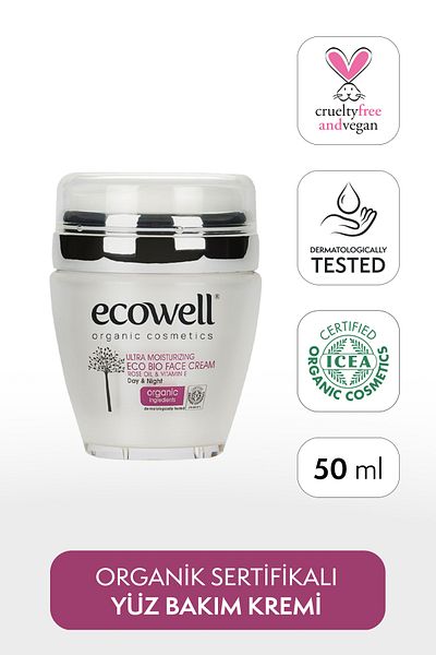 Ecowell Diamond Series - 50 ml Organic Ultra Moisturizing Face Care Cream