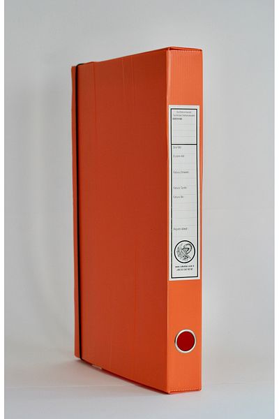 ÇABUKLAR Sgk Pharmacy - Orange Standard Size Prescription Box (29X4,5X40 cm)