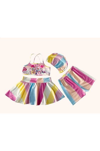By Piera Quick Dry Girls Σετ μαγιό μπικίνι - 4 τεμάχια 86670