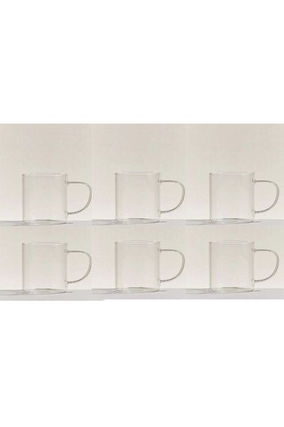 Paşabahçe Lite Borosilicate 6-Piece Club Lap 220 Cc. Set of Glasses with