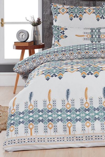 Mislina Home Set de husă de pilotă Mallorca unică fără cearșaf