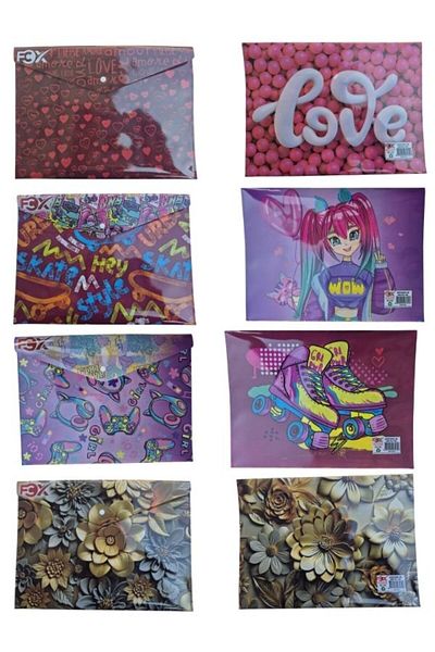 fcx New Season Patterned Snap File Set of 8