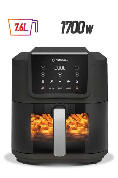 Nutricook Digital Slim Air Fryer XL, 7.6L Capacity
