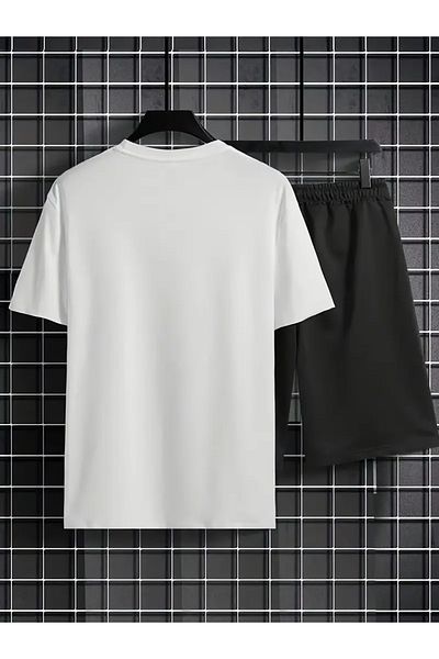 npLStore Unisex Printed T-Shirt and Shorts Bottom Top Set