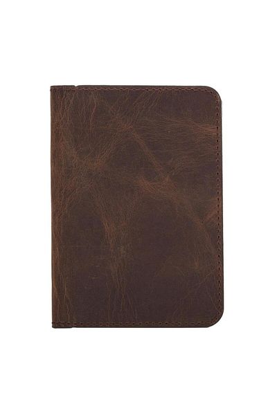 PLM Dalfsen G2 Antique Brown Leather Card Holder