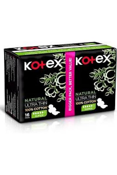 Kotex NATURAL ULTRA THIN SUPER 16S ( KC447 )