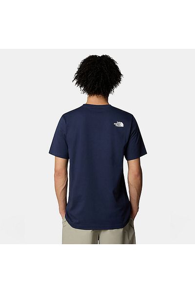 THE NORTH FACE Easy Summit Men's Navy Blue T-Shirt (Nf0A8A6C8K21)