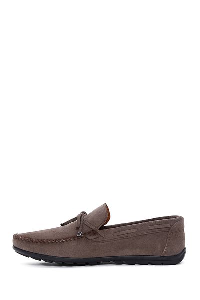 Derimod Men's Suede Leather Loafer - Mink 24sfd657310