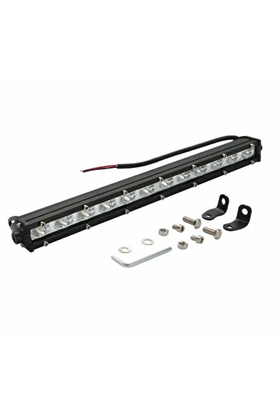 Techmaster 144W 48 Led Tek Sıra OffRoad Yayıcı Gündüz Farı Lambası Projektör