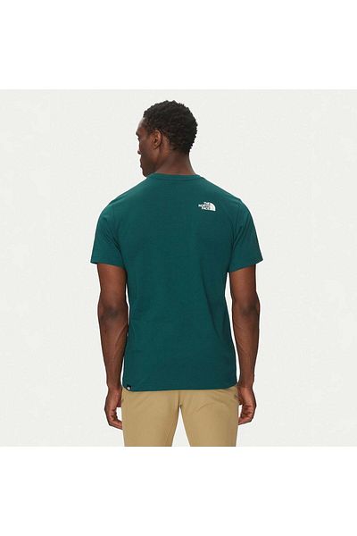 THE NORTH FACE Tricou verde pentru bărbați Simple Dome (NF0A87NG6GI1)