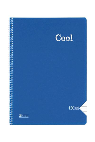 KESKİN COLOR Cool A4 120 Sheets Lined PP Cover Spiral Notebook (321651-99)