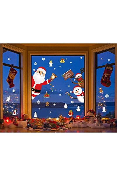 Ikruidy Set 2 foi cu stickere pentru Craciun Ikruidy, PVC, multicolor, 60 x 9...