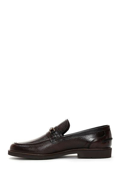 Derimod Men's Casual Brown Leather Loafer - 24sfd6008ft
