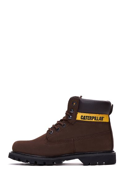 Caterpillar Ανδρικές Καφέ Δερμάτινες Μπότες Colorado Nubuck 015μ 100031