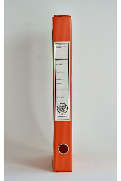 ÇABUKLAR Sgk Pharmacy - Orange Standard Size Prescription Box (29X4,5X40 cm)