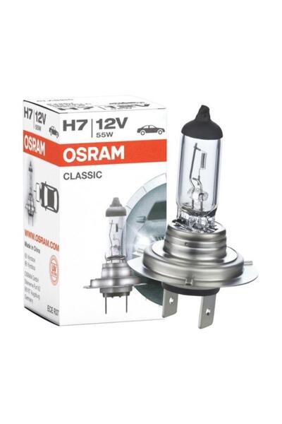 Osram H7 12v/55w Far Ampulü 2 Adet Classic 64210clc