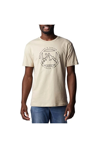 Columbia Tricou bej pentru bărbați Boundless CS0306-271