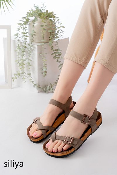 SİLİYA Women's Anatomical Sole Guaranteed Flip Flop Easy Wear Sandals