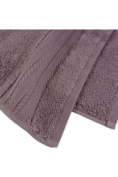 Class Home Collection Set 2 prosoape absorbante, 100% MicroCotton Jacquard, 580 g/m², 50x100 cm + 70x140 cm, Seneca, Liliac