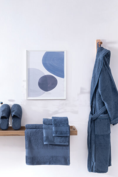 Yataş Essentials 3-Piece Bathroom Set |   Slippers (36-38) - Navy