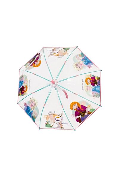 Perletti Transparent umbrella, Perletti, Anna and Elsa, 45 cm, Frozen Collection