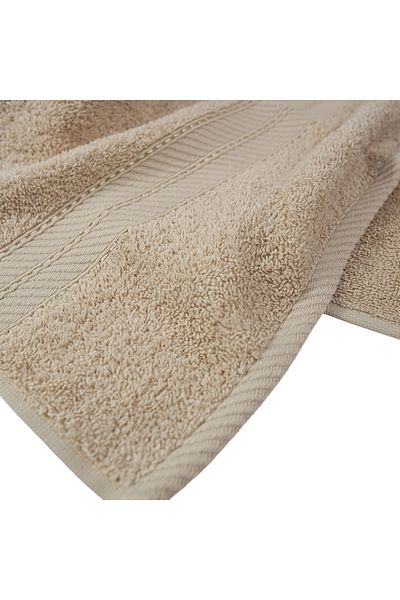 Class Home Collection Set 2 prosoape absorbante, 100% bumbac, densitate 500 g/m², 50x100 cm + 70x140 cm, Moonstar, Ecru