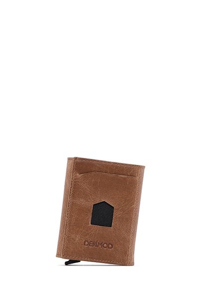 Derimod Tan Men's Leather Card Holder - 000a2d3132cr