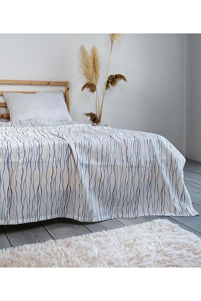 Menderes Home Cotton Collection Double Pique Stripe