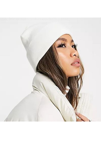 Ritagarcia Unisex Winter White Folded Beret