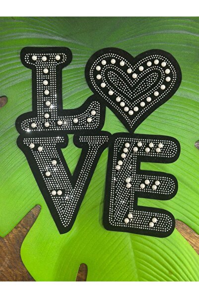 Gönülden Tasarım KAMEN I BISER RADOVANJE LJUBAVNO PISANJE VEZ APLIKACIJA 25X2...