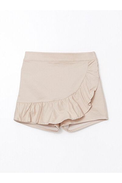 LC Waikiki Nova sezonska kratka suknja za devojčice sa elastičnim strukom i v...