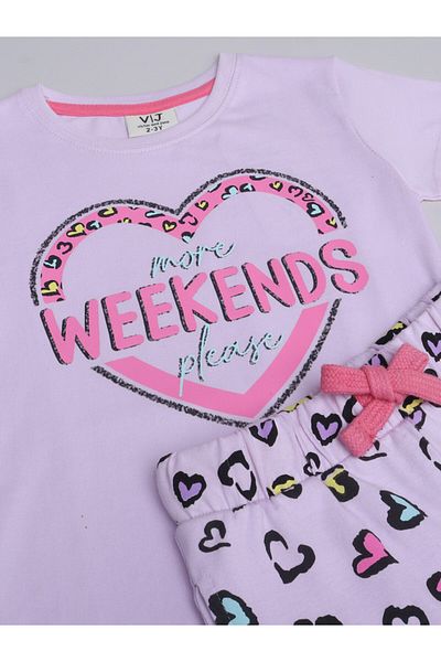 Victor and Jane - Printed T-shirt and Pyjama Set